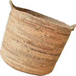 Woven Plant Basket Organizer Storage Basket for Indoor Outdoor Garage Office L-image-37