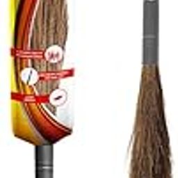 Chakaachak Grass Broom for Home Cleaning Meghalaya Grass | Long Lasting & Durable Jhadu |Removes fine dust from Floor and Ceiling| Plastic Handle Jhadu-image-68