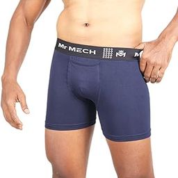 Men’s Boxer Cool fit Brief – 95% Premium Cotton 5% Spandex with 40mm Ultra-Soft Micronylon Waistband, Stretch Fit & All-Day Comfort (Navy)-picture-33