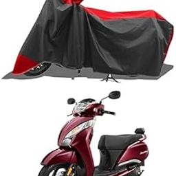 VELWORD® Two Wheeler - Bike Cover for 2024 New TVS Jupiter 125 Smart XConnect Scooty Cover with Water-Resistant and Dust Proof Premium 190T Fabric_-image-61