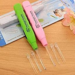 GrandTech Elites LED Flashlight Earpick for Ear wax remover and cleaner, Ear cleaning tools for kids and adults (Pack of-2, Multicolor)-image-84