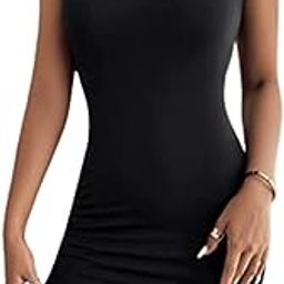 Women's Mini Sleeveless Bodycon Dress-image-3