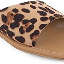 Flat Footwear For Women | PU Leather Flat Footwear For Ladies Leopard Animal Print Slip On Open Toe, Brown-image-44