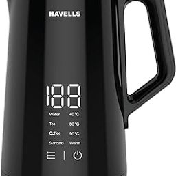 Havells I-Conic 1.5 Litre Digi Kettle with double wall and 304 stainless steel tank (Black), 1600 Watts-19