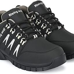 Men's Synthetic Leather Casual Light Weight Trekking & Hiking Shoes for Men-image-4