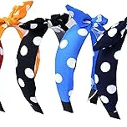 Polka Dots Rabbit Ear Hair Band For Girls And Women, Headband For Girls-image-25