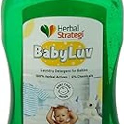 Herbal Strategi BabyLuv Laundry Liquid Detergent - 1L | 100% Herbal Actives | Unscented Natural Detergent & Conditioner | Top & Front Load Washing Machines | Baby Safe, Skin Safe | Gentle on Fabrics-image-95