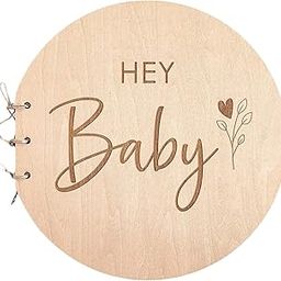 CALANDIS™ Baby Advice Guest Book Guestbook Round Baby Shower Guest Book for Boys Girls | Baby Books & Albums | Keepsakes & Baby Announcements-image-77