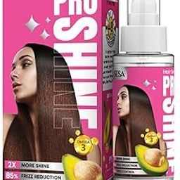 SESA Pro Shine Hair Serum For Women 2X Shine 48 hours Frizz Free For Dry Rough Hair, Smooth And Shiny With Omega 3 & Avocado, 100 ml-15