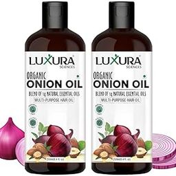 Luxura Sciences Onion Hair Oil For Hair Growth 500 ML(250ML*2) with 14 Essential Oils,Hair Growth Oil/Serum with Argan Oil, Bhringraj, Hibiscus, Sesame,Amla,Sweet Almond, Olive and more.-image-20