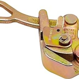 Heavy duty Wire Rope gripper/Cable Puller Steel Wire/Cable Grip Steel Wire Puller, Multifunctional Pulling Tightening Tool with Swing Latch (1, 1T(2.5mm -16mm dia rope))-picture-9