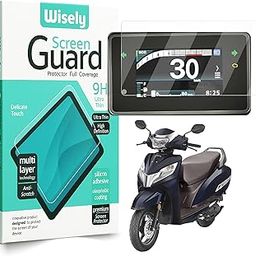 Wisely Premium Screen Guard for Honda Activa 125 (2025) | Activa 110 DLX Digital Meter Protector Scooter Instrument Cluster Touch Display, Anti Scratch, HD Clear-32