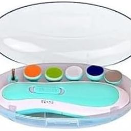 Manthan Enterprise New Baby Nail File Electric - Safe Baby Nail Trimmer with 6 Grinding Heads & LED Light | Gentle, Quiet, & Easy to Use for Newborns & Infants | Electric Baby Nail Clippers for Smooth, Safe Nail Care-image-98