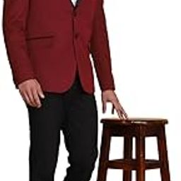 Men's Cotton Blend Single Breasted Regular Fit Blazer and Trouser for Occasion, Weddings, Party-picture-11