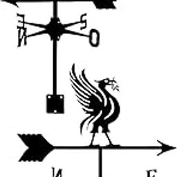 ATORSE Wrought Iron Weathervane Wind Direction Measuring Instrument for Barn Garage Style A-image-30
