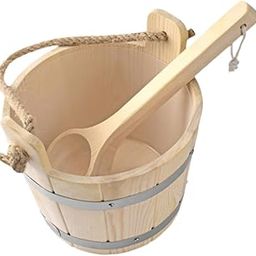 Wooden Sauna Barrel and Ladle Sauna Accessories for Sauna Room Bath Bathroom | Yard, Garden & Outdoor Living | Pools & Spas | Saunas-image-85