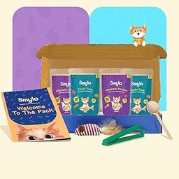 Smylo Natural Healthy Kitten Wet Food Trial Box (2-12 Months) Pack of 4 | Tuna & Salmon and Chicken & Liver Recipes | Grain Free, No Preservatives, No by-Products | Vet-Formulated-28