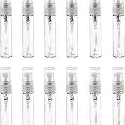 nsb HERBALS Empty 10 ml Clear / Transparent Mini Pocket Pen Spray Bottles Refillable Bottle Sanitizer, Perfume, Attar, Lotion, Essential Oils, Aromatic Water, Blend (12)-16
