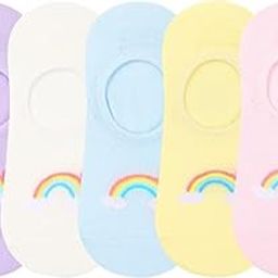 Baby Boys and Baby Girls Cotton Low Cut No Show Socks Loafer Kids 3-7 Years Multicolor 5 PAIR-45