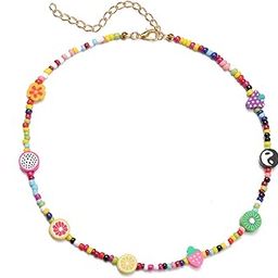 Necklace For Girls Multicolor Seed Beads Choker Necklace For Women and Girls-image-81