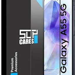 Military-Grade Gorilla Tempered Glass Screen Protector for Samsung Galaxy A35 and Samsung Galaxy A55 (6.6 Inch) With Installation Kit | Edge to Edge Coverage | Black-7