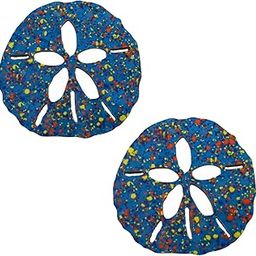 Aquatic Custom Tile Sand Dollar Porcelain Swimming Pool Step Marker Mosaic (4",Blueberry) (2 pack)-15