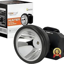 BALIRAJA TechPride Hunter Rechargeable LED Head Torch Light, Headlight, Upto 1000 Meter (1km) Range Headlamp for Farmers, Fishing, Camping, Hiking, Cycling, etc.-image-14