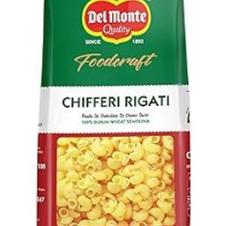 Del Monte Foodcraft Chifferi Rigati Pasta (100% Durum Wheat - No Maida), 1kg-image-89
