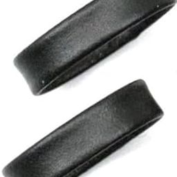 AROA Black Leather Loop Watchband Retainer Replace Ring | Watches, Parts Accessories | Wristwatch Bands | Watch Leather Loop Runner For Men Women All Pack of 2 (Black)(22mm)-image-14