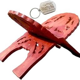 Wooden Rehal Book Strand Round for Religious Holy Book Holder for Read Religions Book (13x9) in with Free Ring-image-17