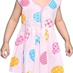 Kidzo Cotton Classic A-Line Frock for Baby Girls | Light Pink | 3-4 Years | KIDS13759-image-36