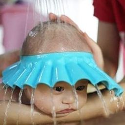 Soft Adjustable Visor Hat | Safe Shampoo Shower Bathing Protection Cap for Toddlers, Babies & Kids | Comfortable Bath Cap for Children’s Hair Wash-image-16