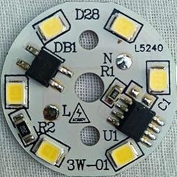 Khodiyar Online Store ™ 3 Watt DOB - Driver on Board - Bulb MCPCB Raw Material (White , Pack of 20 Pcs ).-15