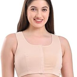 Adira | Front Closure Bras for Women | Non Padded & Non Wired Bras | Bra for Prevent Sagging | High Racer Back for Support & Posture | Wirefree & Full Coverage | Front Opening | Pack of 1-picture-0