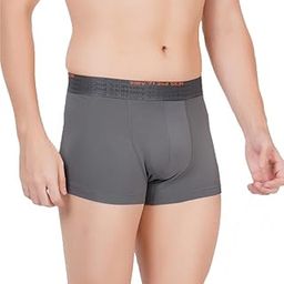 sæy 7! - Premium Micro Bamboo Innerwear | Ultra Soft Men's Trunks - Naturally Anti-Bacterial - No Marks Waist Band| Wild Grey-62