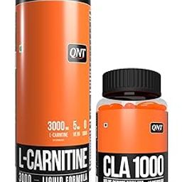 QNT L-Carnitine Liquid 3000mg + CLA 1000 Combo (Combo 1, Blueberry)-3