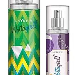 Layer'r Wottagirl Body Splash Spell Bound 135Ml With Wottagirl French Peony 60 Ml, Spray,Women-11