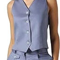 Women Solid Regular length Regular V neck Sleeveless Waistcoat-image-54