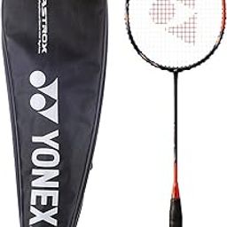 Yonex Astrox 77 Tour Strung Badminton Racquet, G5 (High Orange), Graphite-picture-18