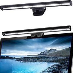 Laptop Monitor Light Bar, USB Electronic Reading LED Lamp with 3 Color Modes x 10 Brightness, Glare Free, Space Saving, Eye Health Care Lamp, Bar-image-37