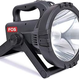 FOS LED SEARCH LIGHT 20W with 10400 mAh LITHIUM-ION BATTERY (RANGE UP to 2 KM.) 2 MODES RECHARGEABLE HANDHELD TORCH - 1 YEAR WARRANTY - BIS CERTIFIED-17