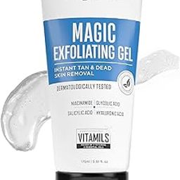 ORGATRE Magic Exfoliating Scrub Gel | Instant Tan & Dead Skin Removal for Face & Body | Dermatologically Tested with Niacinamide 0.001%, Glycolic Acid 0.10%, Salicylic Acid 0.01% & Hyaluronic Acid | 175ml Tan Removal Cream & Detan Gel-image-19