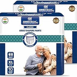 AmbiTech Adult Diaper |XL Size|Pack Of 2 | 20 Unit-image-94
