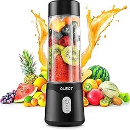 Portable Blender For Smoothie And Juices : Powerful 230 Watts Juicer Blender that Can Crush Ice too | Juicer Machine With 4000 mAh Rechargeable Battery-Smoothie Blender With Built In 500 ML Jar-0