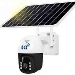 MANIA ELECTRO CCTV Camera, 4G Solar PTZ 5mp 1080P Full hd Waterproof, Color Night Vision, Live View Security Camera (128 GB, 1 Channel) 360 Rotet-23