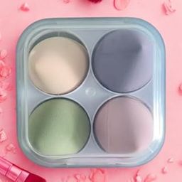 Makeup Blender Sponges Set, 4 Colours, Beauty Cosmetic Application Tools-image-73