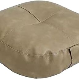 CALANDIS™ Round Floor Pillow Decorative Ottoman Pouf for Balcony Adults Indoor Outdoor Light Khaki | Pillows | Home D?©cor-image-51