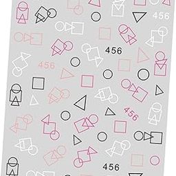 Enakshi® Nail stickers Korean TV series Games cartoon characters Nail Art T-654|Health & Beauty | Nail Care, Manicure & Pedicure | Nail Art Accessories-image-2