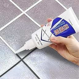 Tile Gap Filler Waterproof Sealant – White Cement Grout Paste Tube for Joints, Cracks & Wall Edges, 180ML Gap Sealer for Bathroom, Kitchen, Tile Lines, Floor & Wall Repairs-picture-12
