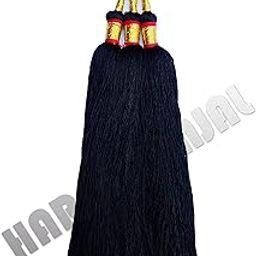 HARSHITANJAL Punjabi Paranda Parandi Choti Braid/Tassles Hair Accessories for Girls and Women, Black (HGSP23N1B)-image-15